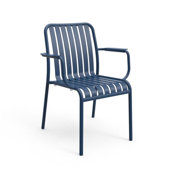 Brighton Arm Chair by Zaneti in Azure Blue