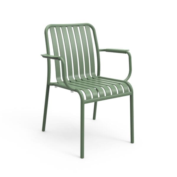 Brighton Arm Chair by Zaneti in Reseda Green