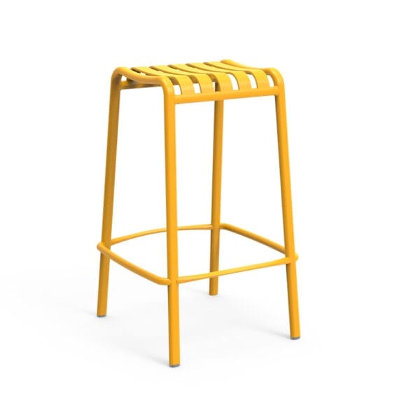 Brighton Backless Stool by Zaneti in Matte Honey