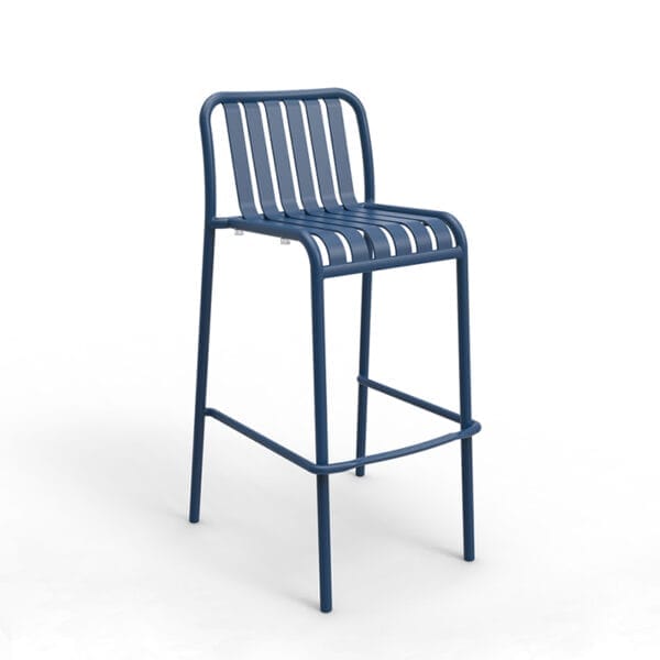 Brighton Bar Stool by Zaneti in Azure Blue