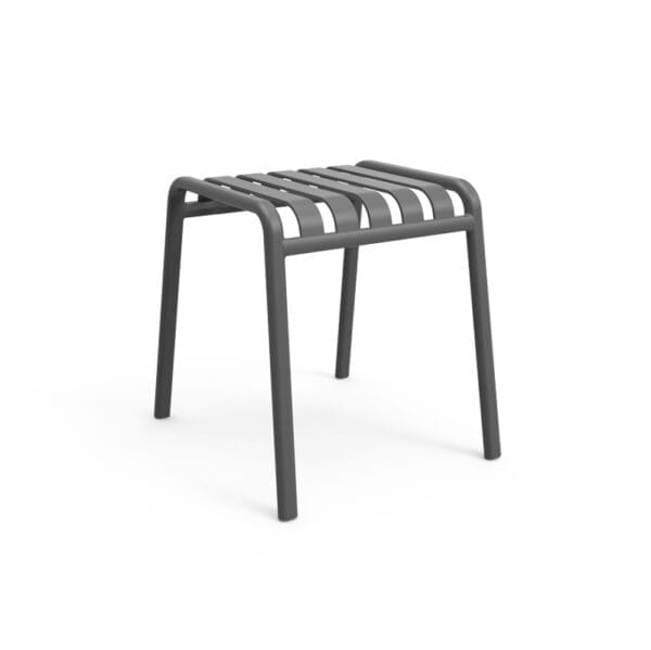 Brighton Low Stool by Zaneti in Anthracite