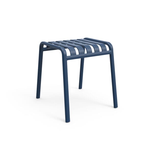 Brighton Low Stool by Zaneti in Azure Blue