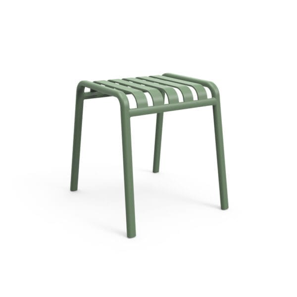 Brighton Low Stool by Zaneti in Reseda Green