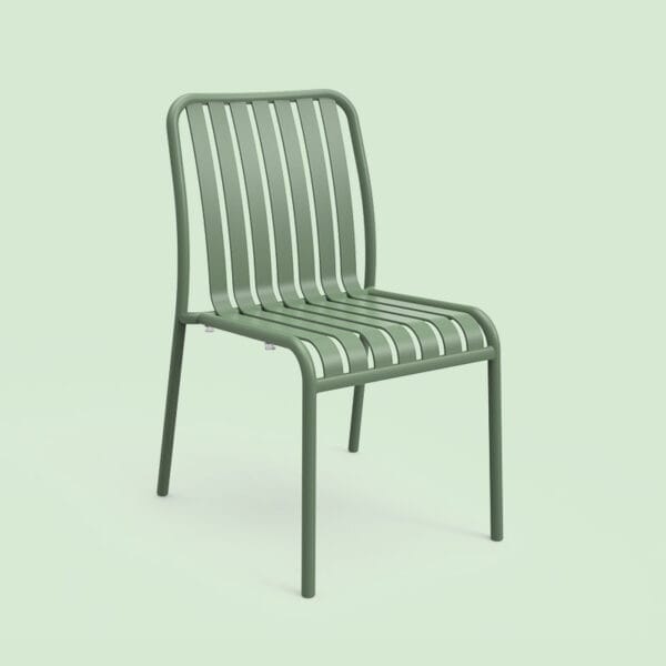 Brighton Side Chair by Zaneti in Reseda Green