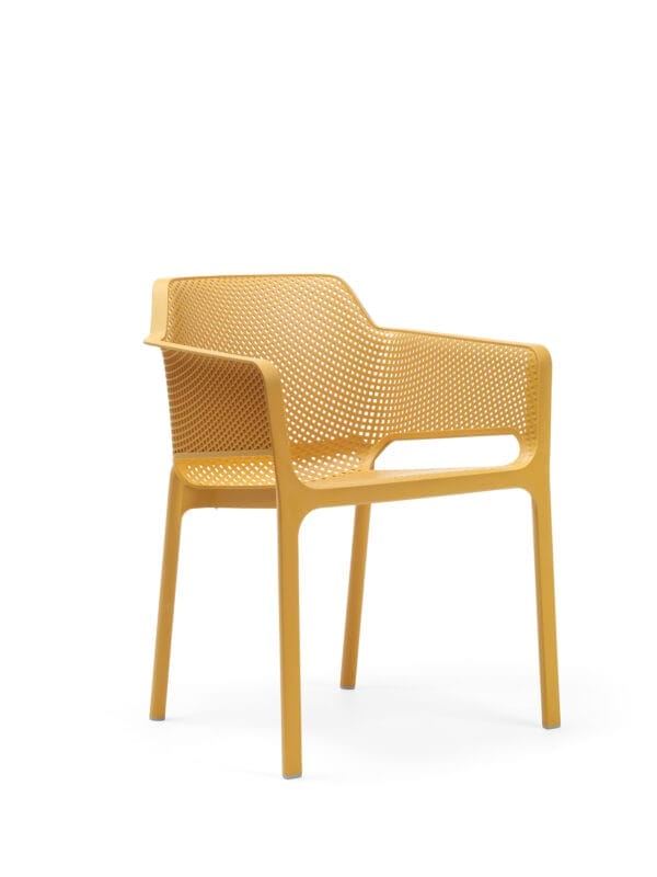 Net Arm Chair by NARDI - Mustard