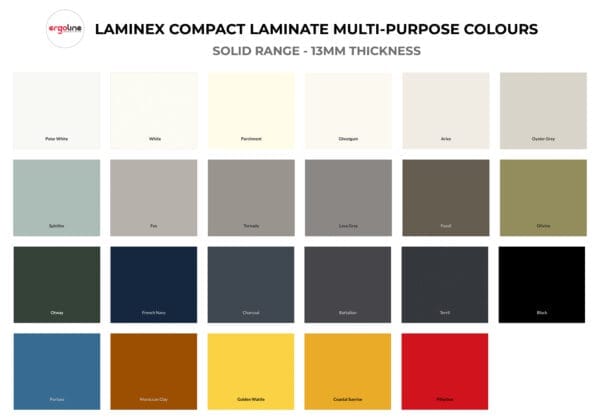 Laminate Multi-purpose Compact Laminate Colours