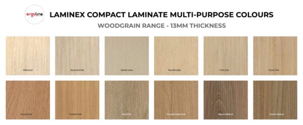 Laminex Multi-purpose Compact Laminate Colours - Woodgrain