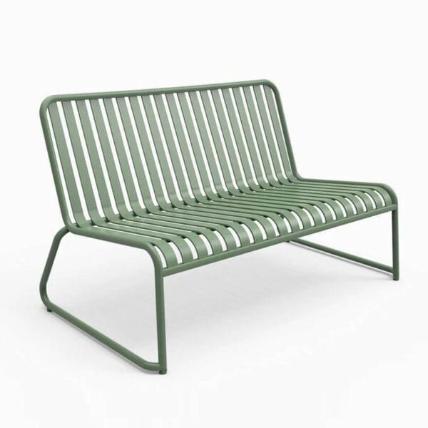 Brighton 2-Seater Lounger in Reseda Green