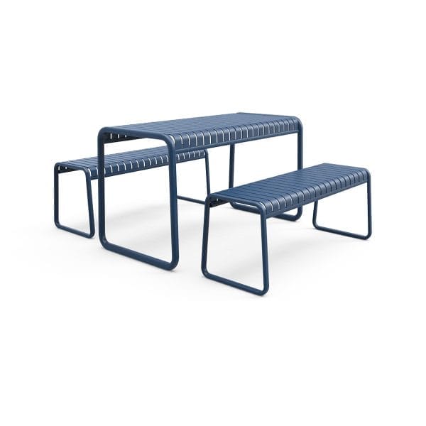 Brighton Bench Set in Azure Blue