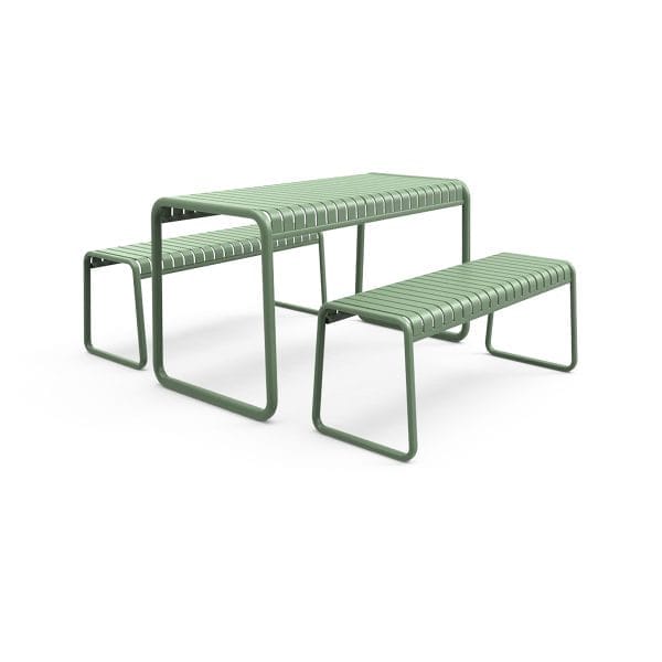 Brighton Bench Set in Reseda Green