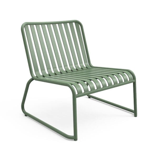 Brighton Single Lounger in Reseda Green