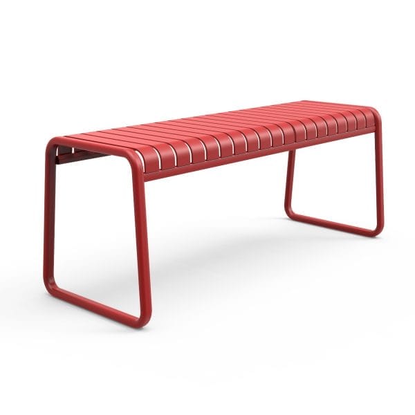 Brighton Bench Seat in Matte Red