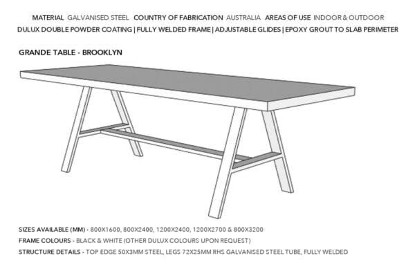 Grande Table - Brooklyn