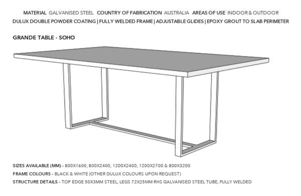 Grande Table - Soho