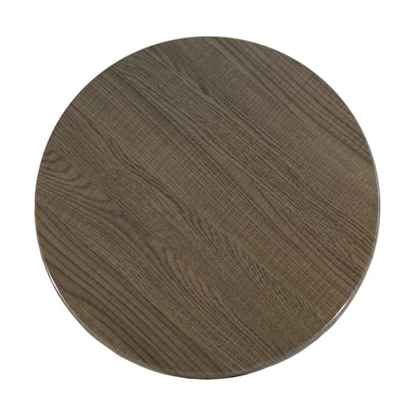 Dark Oak Plus Isotop - Indoor & Outdoor Cafe Table Top - Ergoline Furniture